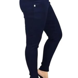Women's Trendy Two Pocket Stretchable Jeggings Blue
