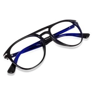 Legend Eyewear Money Heist Professor Eyeglass ARC Glass Blue Light Blocking Coating Glasses for Men Women Retro Aviator Computer Eyewear Acetate Italic Frame