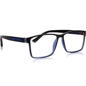 FUNGLASSES Square Clear Anti Reflective Zero Power Lightweight Glasses Optical Specs Eyeglasses Spectacles Frames for Women Mens Boys Girls