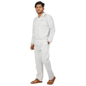 Emperor Men's Cotton Plain/Solid Night Suit Pack of 1