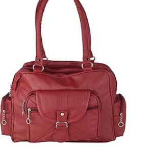 Ankita Fashion Women Satchel Handbag PU (Maroon)