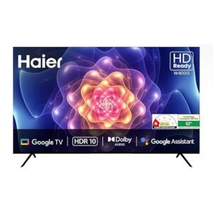 Haier 80cm (32) HD Ready Smart LED Google TV LE32W400G -N (Black)