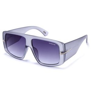 HASHTAG Polarized Sunglasses | Premium Full Rim Oversized Square Frame for Men & Women | 100% UV Protection, Anti-Glare | Perfect for Fashion, Social & Outdoor Adventures | Durable & Comfortable