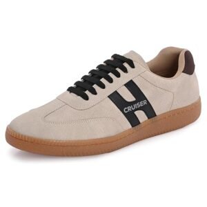 Cruiser Mens Sneaker | Comfort & Style with Soft Cushioned Insole | Trendy Lace-Up Design for Casual Outfits (2606)