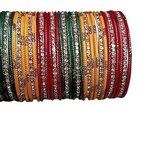 RAJWADI SUHAG BANGLE SET FOR WOMEM AND GIRLS FOR FESTIV SPEICAL