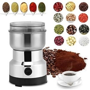 Ketzshop Stainless Steel Nima Mixer Multifunctional Electric Mini Blender Miksi Grinder for Baby Food, Coffee, Chutney, Masala, and Spices