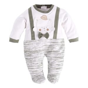 BABY GO Printed Full Sleeves Rompers For Baby Boys