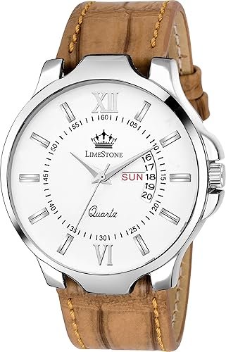 LIMESTONE Avatar Day and Date Functioning Quartz Analog Watch - for Men ()