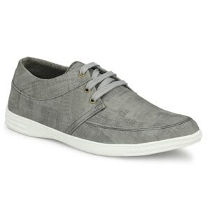 LEE Greem Men's Comfortable & Smart Canvas Lace Up Running Walking Casual Canvas Shoes Sneakers