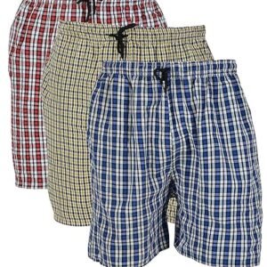 DIGITAL SHOPEE Men's Cotton Shorts Boxers, Pack of 5 - Multicolor