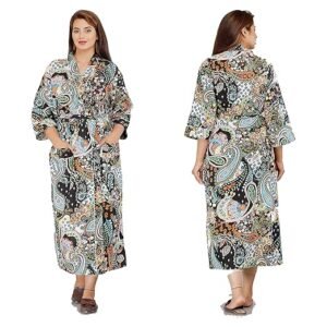 CRAFT KALA Women Kimono Robes Night Suit Nighty with Robe Kimono Nightdress Night Gown for Women