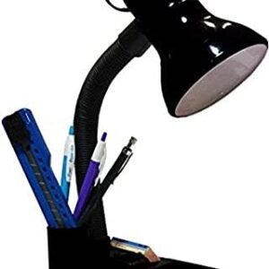 Flexible Electric Study Lamp – 316 Model | Adjustable Neck Table Light for Students & Readers | Compact Desk Lamp for Study, Office & Bedroom Use (Black)