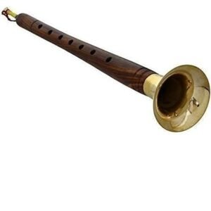 Kapoor Musicals brown colored SHEHNAI 14 inched with 1 reed.