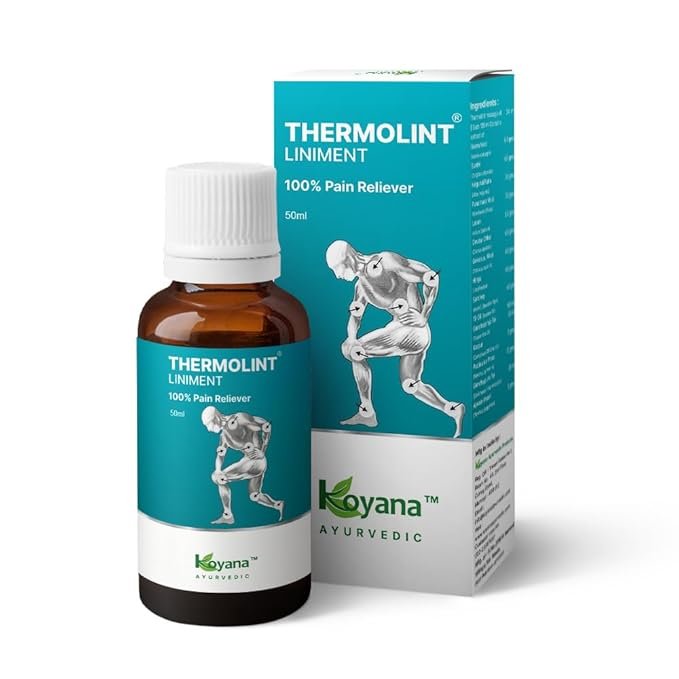 Thermolint Liniment Ayurvedic Pain Relief Oil 50 ml (Pack of 1)