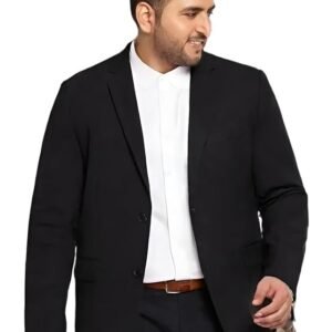Tiptop Trends Men's Black Blazer | Slim Fit Formal Suit Jacket for Office, Party, Wedding & Business | Stylish Casual Coat for Men