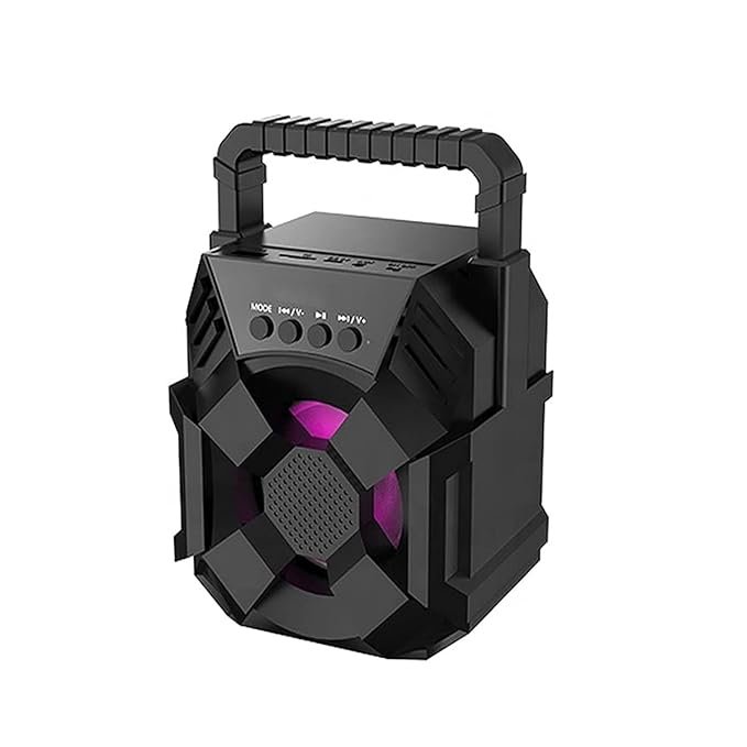 Thunder Beat 3D Sound| Splashproof| Water Resistant|Led Colour Changing Lights| Mini Home Theatre| Full Range Multimedia Speaker