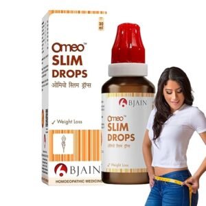 Bjain Omeo Slim Drops (30ml) Homeopathic Medicine for Toned and Healthy Body | Weight Loss Stay Fit Fat Loose Medicine For Women and Men