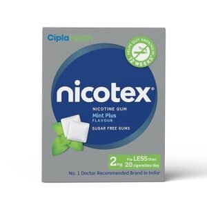 Nicotex Gums, 2mg, Mint Plus - Strip, 12 Gums