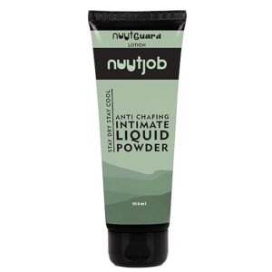 Nuutjob Nuutguard Anti Chafing Intimate Liquid Powder for Men 100ml | For Sweat & Odor Free Freshness| Anti-Itch | Talc & Paraben-Free Male Hygiene