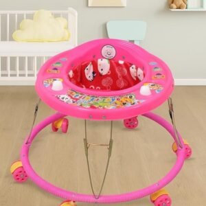 AVANI METROBUZZ Classic Baby Walker Musical Toy Bar for Kids of 6 Months to 1.5 Year P665 - Pink (G-Pink)