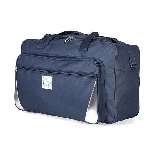 M MEDLER Kwid Polyester 32.5litres Waterproof Duffle Bag - Luggage Bag - (Navy Blue)