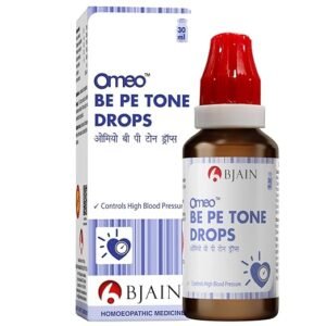 Bjain Omeo Be Pe Tone Drops for Blood Pressure Support, Homeopathic Medicine, 30ml