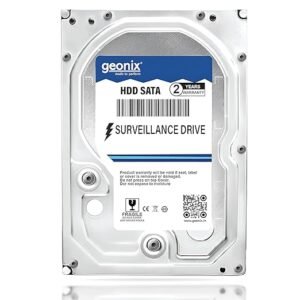 GEONIX Refurbished 500 GB SATA Hard Drive for Desktop/Surveillance–8.89 cm(3.5 Inch), 6 Gb/s 7200 RPM High Speed Data Transfer, Heavy Duty Hard Disk with 256 MB Cache for Computer PC, 2 Years Warranty