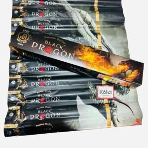 Krisus 240 Stick Black Dragon Natural Citronella Fragrance for Mosquito Repellent Incense Sticks Agarbatti Machhar Maar Pack of Free Matchstick Protection for Kids Adults Mosquito Killer