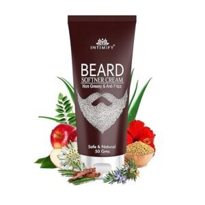 INTIMIFY Beard Softener For Men | Moisturizes & Softens Beard | Beard Softener Cream For Men | Beard Softening Cream | Beard Softener Cream (50 Gm)