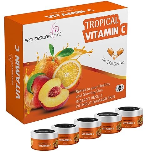 Professional Beauty Feel Tropical Vitamin C Facial Kit (Set of 5) 250 gm