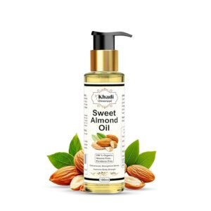 Khadi Omorose Sweet Almond Oil | Cold pressed | For Skin & Hairs | (100 ml)