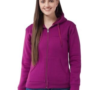 Pivl Women Solid Hooded Jacket for Winter
