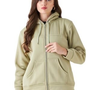 Pivl Women Solid Hooded Jacket for Winter