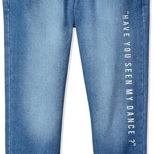 Amazon Brand - Jam & Honey Boy's Elasticated Regular Fit Denim Jeans (Jogger)