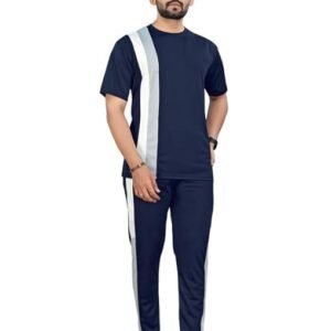 Men’s Night Suit Set – Comfortable T-Shirt-Track PantDream BLUE B1_P2