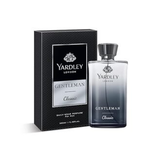 Yardley London Gentleman Classic Liquid Perfume Spray, Fresh Woody Fougère Notes, Masculine Fragrance, Perfume For Men, 100ml