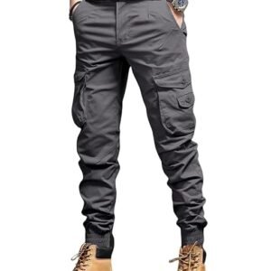 Lymio Cargo for Men || Cotton Cargo Pant || Drawstring Waist Pant (Also Available in Plus Sizes) (09-12)