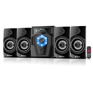 Moscow 40W 4.1 Bluetooth Home Theater System with Vivid Lights & Slim Remote (Plays FM/pendrive/Sd Card Reader/Aux/Mobile/Smart Tv or Any aux Source)