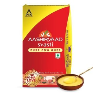 Aashirvaad Pure Cow Ghee, Tetrapack, Rich Aroma, 1L