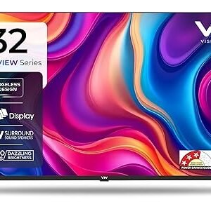 VW 80 cm (32 inches) Frameless Series HD Ready LED TV VW32A (Black)
